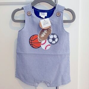 NWT - Mudpie Sports Jon Jon - 3-6m